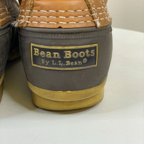 LL Bean Maine Hunting Shoe Duck Boots Women 10 10.5 Cabincore Preppy Outdoor - Picture 6 of 13